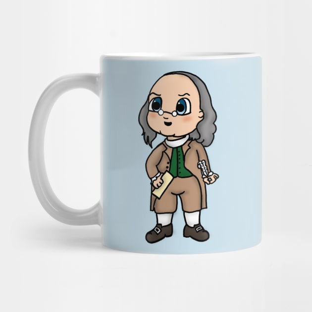 Chibi Ben Franklin - Small Design by Aeriskate